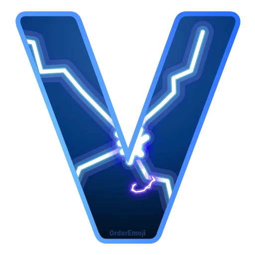Стикер 23 Lightning #foradmins #decor #font