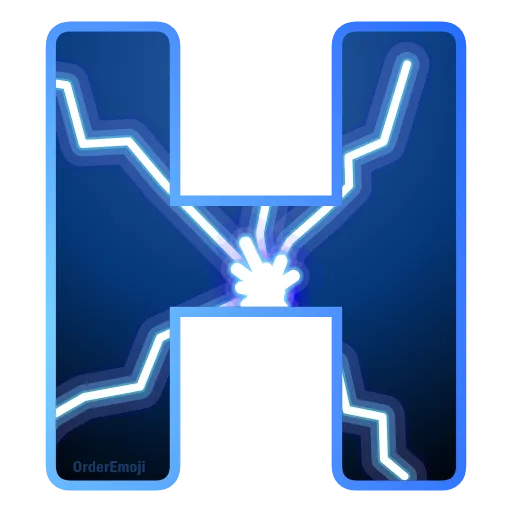 Стикер 9 Lightning #foradmins #decor #font