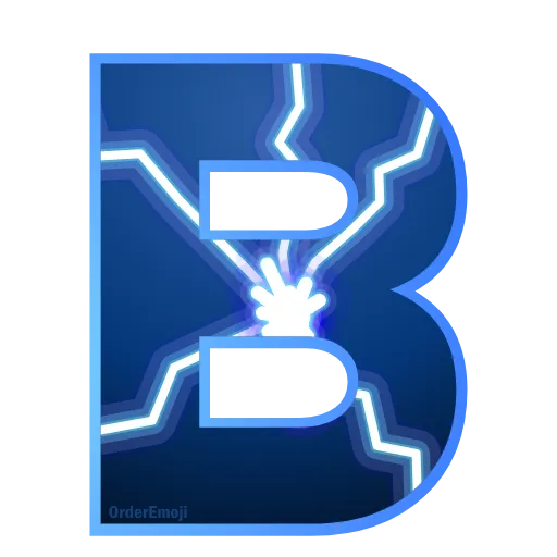 Стикер 60 Lightning #foradmins #decor #font