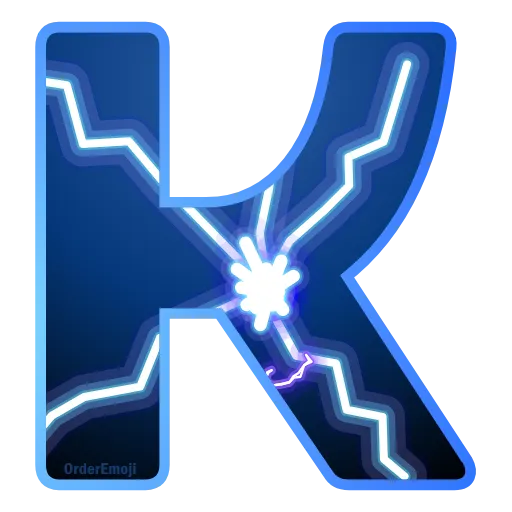Стикер 12 Lightning #foradmins #decor #font