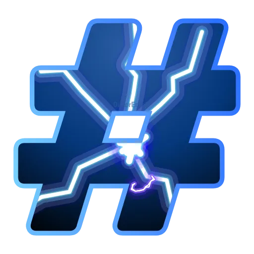 Стикер 46 Lightning #foradmins #decor #font