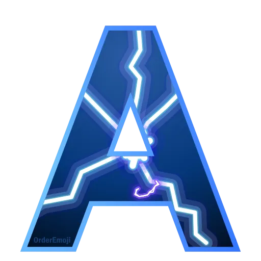 Стикер 58 Lightning #foradmins #decor #font