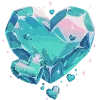Стикер 13 💚 Набор эмоджи с изумрудным рандомчиком