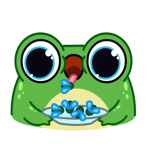Стикер 8 🐸 Toad - анимированные смайлики с жабкой!