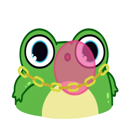 Стикер 18 🐸 Toad - анимированные смайлики с жабкой!
