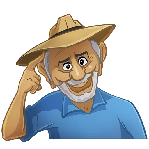 😑 Стикер «JacqueFresco» для Telegram
