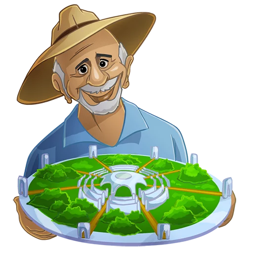 🥗 Стикер «JacqueFresco» для Telegram