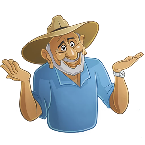 ☹ Стикер «JacqueFresco» для Telegram