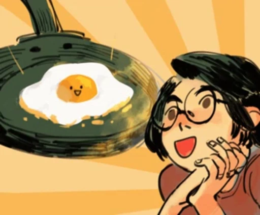 🍳 Стикер «Fried Egg» для Telegram