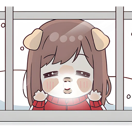 🪟 Стикер «Джерси тян» для Telegram
