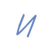 🙂 Эмодзи «Минималистичный тонкий шрифт , два цвета» для Telegram