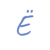 🤣 Эмодзи «Минималистичный тонкий шрифт , два цвета» для Telegram