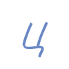 😒 Эмодзи «Минималистичный тонкий шрифт , два цвета» для Telegram