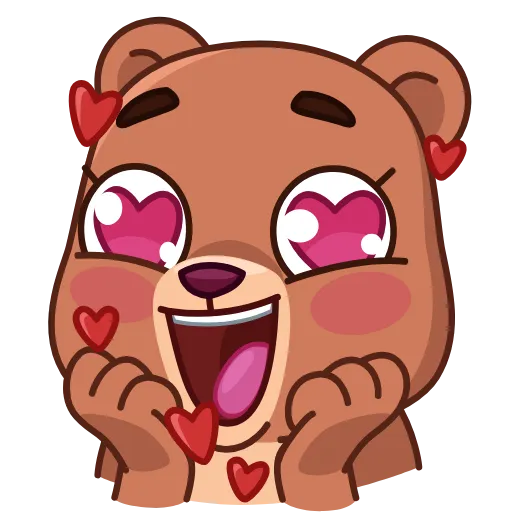 Стикер 9 Jo Bear