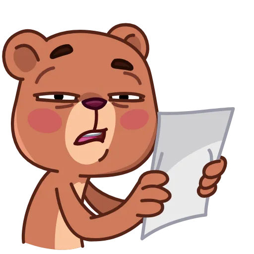 Стикер 23 Jo Bear