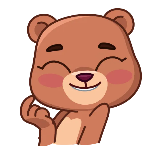 Стикер 21 Jo Bear