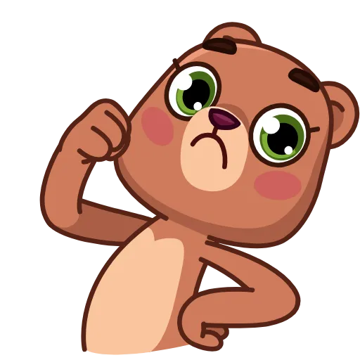 Стикер 3 Jo Bear