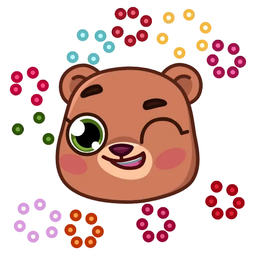 Стикер 19 Jo Bear