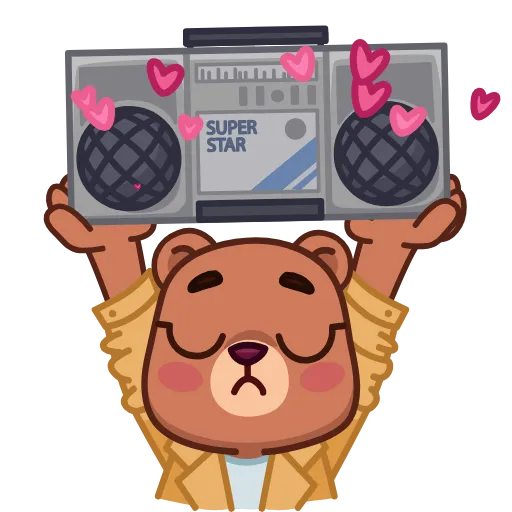 Стикер 20 Jo Bear