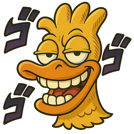😜 Стикер «Angry Jo Jo Beasts» для Telegram