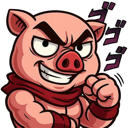 Стикерпак Angry Jo Jo Beasts для Telegram