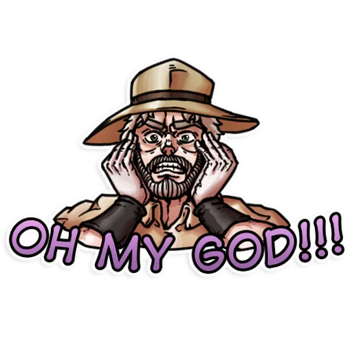 😱 Стикер «JJBA Sticker pack» для Telegram