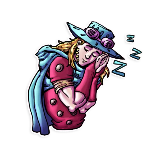 😴 Стикер «JJBA Sticker pack» для Telegram