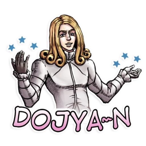 🎉 Стикер «JJBA Sticker pack» для Telegram