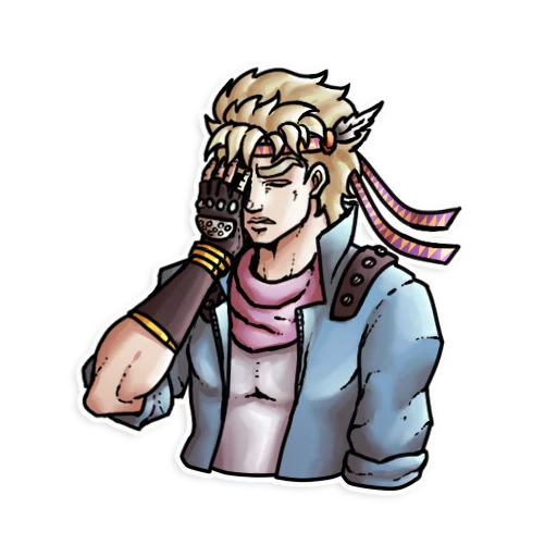 😞 Стикер «JJBA Sticker pack» для Telegram