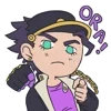 Стикер 50 Jojos Bizzare Adventure
