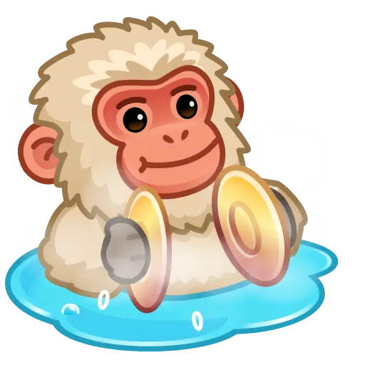 Стикер 14 animals #animated