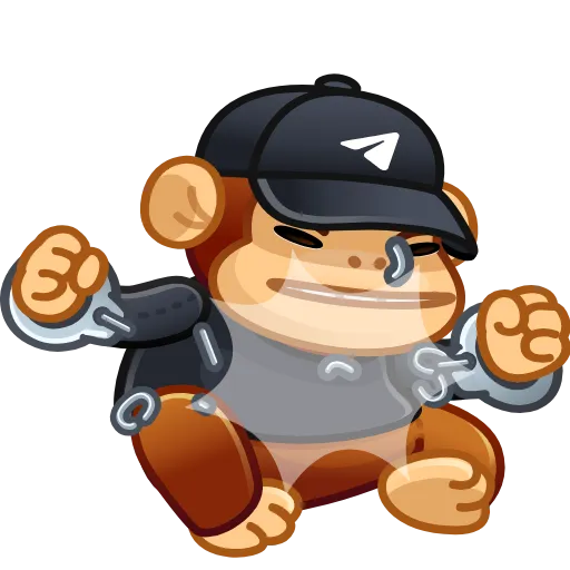 Стикер 4 animals #animated