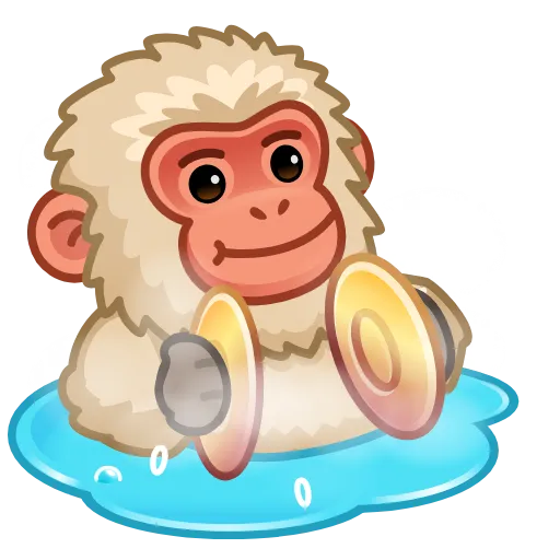 🐒 Стикер «Jolly Chimp» для Telegram