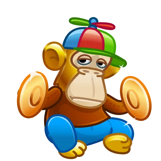 🐒 Стикер «Jolly Chimp» для Telegram