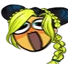 Стикер 11 Jolyne Kujo Cursed