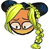 Стикер 56 Jolyne Kujo Cursed