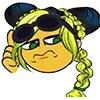 😧 Эмодзи «Jolyne Kujo Cursed» для Telegram