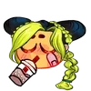 Стикер 48 Jolyne Kujo Cursed