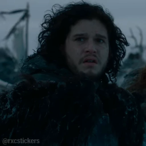 🙂‍↕️ Стикер «Jon Snow» для Telegram