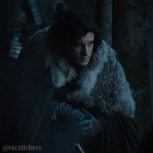 😕 Стикер «Jon Snow» для Telegram