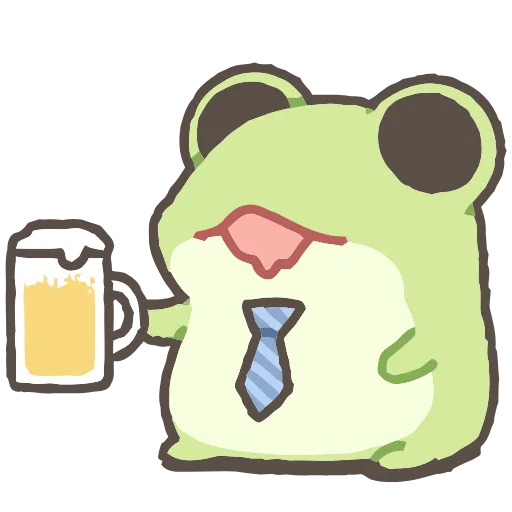 Стикер 44 Just Frogs