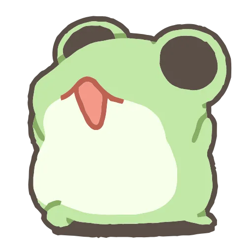 Стикер 38 Just Frogs