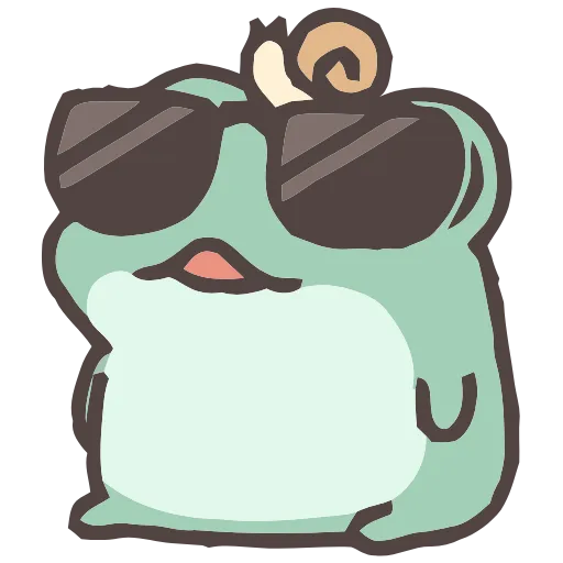 Стикер 28 Just Frogs