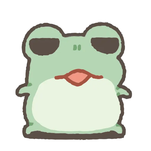 Стикер 41 Just Frogs