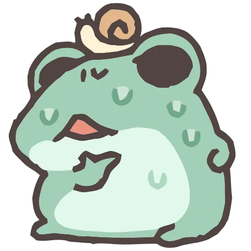 Стикер 24 Just Frogs