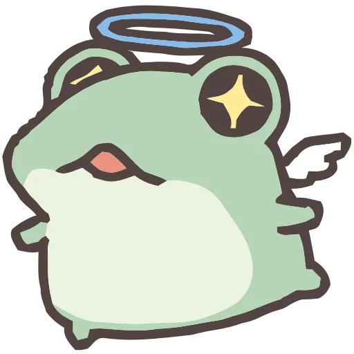 Стикер 6 Just Frogs