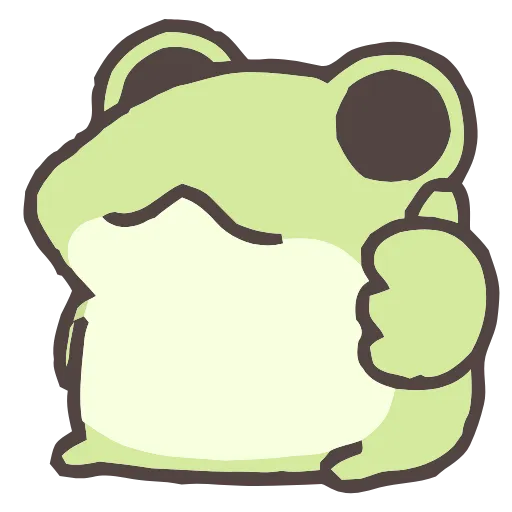 Стикер 35 Just Frogs