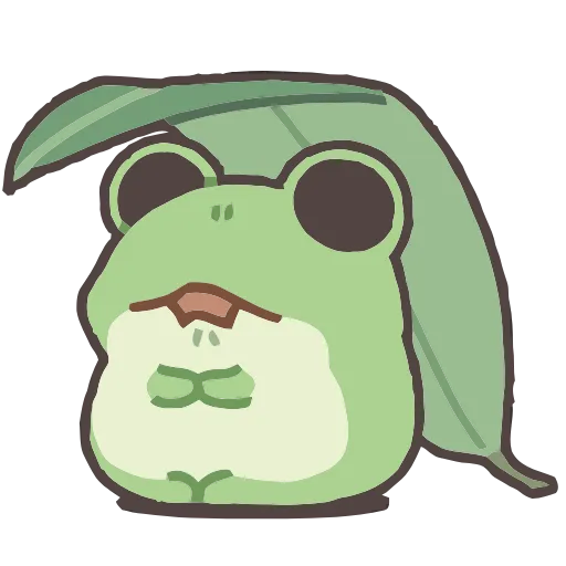 Стикер 5 Just Frogs