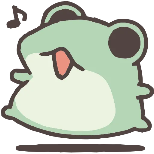 Стикер 30 Just Frogs