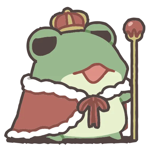 Стикер 7 Just Frogs